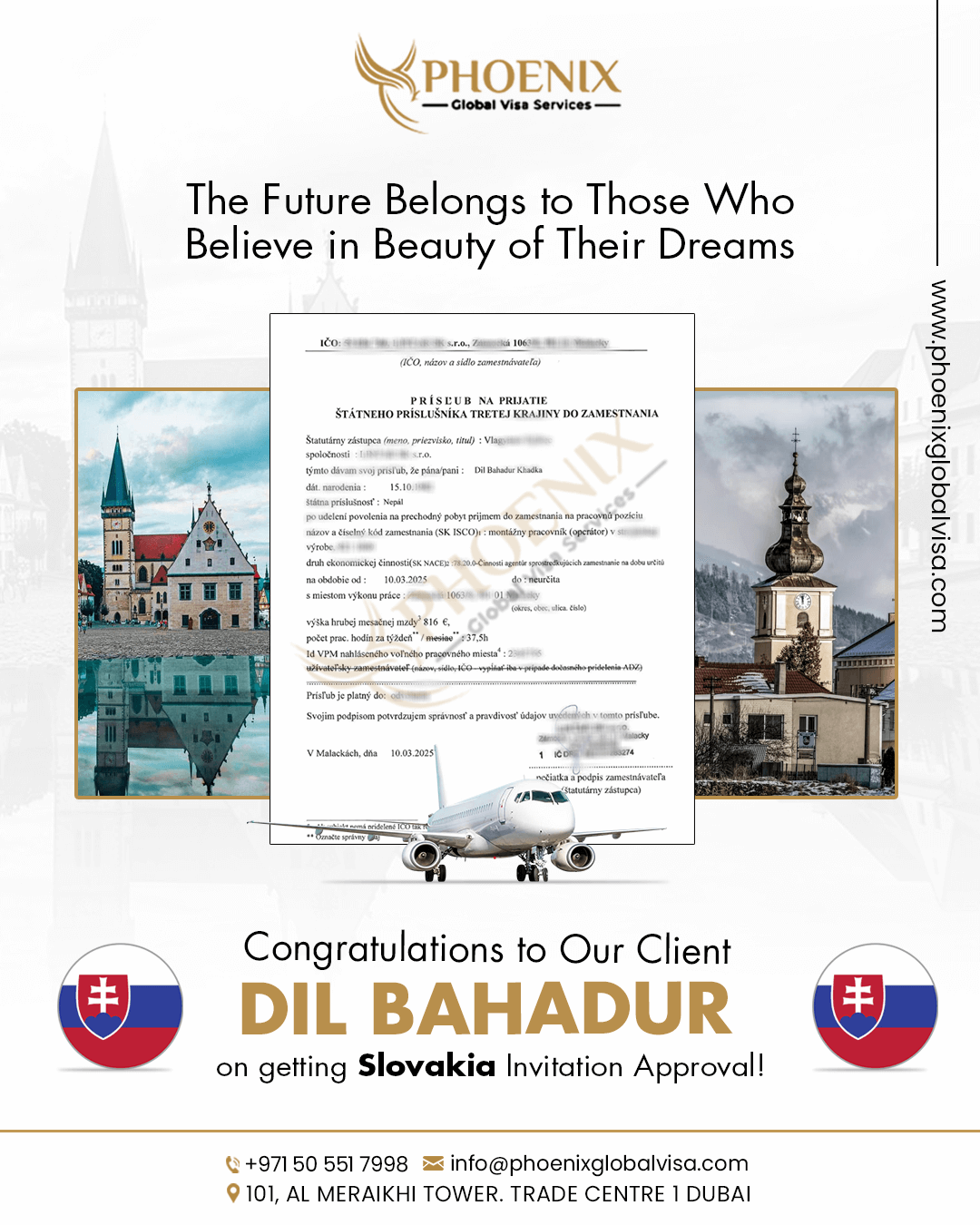 Phoenix Global Visa successful visa approval client